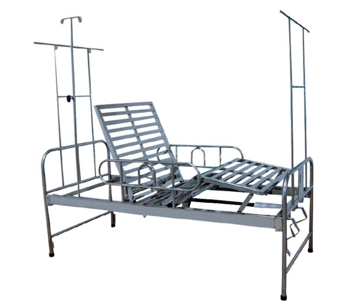 Two Crank Stainless Steel Bed